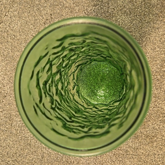 Green Glass Vintage Vase - Picture 4 of 4